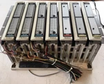 Aeg Modicon AS-H819-100 Slot Rack With Modules B824, B825, B872 And B875-111. Fixed Price $160.00.