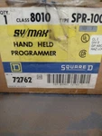 8010 SPR100 Series F Symax Hand Held Programmer. Fixed Price $440.00.