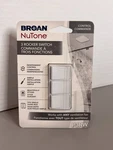 Broan Nutone 3 Function Tri Rocker Wall Switch Control For Fan Light Heater. Fixed Price $14.00.