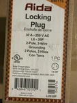 Aida Locking Plug L6-30P 30A 250V Ac 2-POLE 3-WIRE Grounding. Fixed Price $12.97.