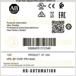 New VPL-B1153F-PK14AA Ac Drive Ab Brand Fast Shipping VPLB1153FPK14AA Zy. Fixed Price $3470.41.