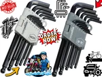 Hex Key Wrench, Long Arm, Ball End, Metric Standard Sizes 26-PIECE Wit. Fixed Price $18.99.