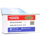 New Yuken DSG-02-3C2-DL-D24V Hydraulic Solenoid Valve. Fixed Price $190.31.