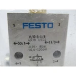 Us Free Tax New Festo V/O-3-1/8 4938 Stem Actuated Valve -0.95-8 Bar 140L/MIN. Fixed Price $96.10.