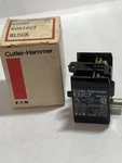 Cutler Hammer E22C7 Contact Block 10A 110V 1NO/1NC Series A3 Nib. Fixed Price $42.99.