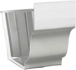 Amerimax 33209 5" Gutter Slip Joint Connector White Galvanized Steel Pack Of 15. Fixed Price $105.78.