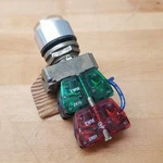 Allen Bradley 800EM-LE7 Clear Led Push Button Extended 800E-2D0, 800E-2X01. Fixed Price $9.38.