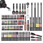 Geinxurn 82PIECES Impact Screwdriver Bits Set, Magnetic S2 MIXED-82PCS-A. Fixed Price $50.83.