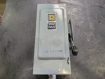 Square CD-222N Amp, 600 Volts, 3 Pole Fusible Disconnect. Fixed Price $44.16.