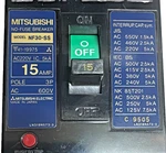 Mitsubishi NF30-SS No Fuse Circuit Breaker 15AMP New. Fixed Price $29.99.