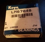 Koyo LM67048 Premium Quality Tapered Roller Wheel Bearing. Fixed Price $25.00.