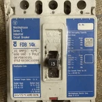 Westinghouse FDB3015L Series Industrial Circuit Breaker 14K 15A 600VAC Usa. Fixed Price $250.00.