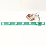 Fanuc 7-KEY Keyboard With Ribbon Cable A20B-1006-0271. Fixed Price $165.00.