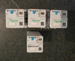 Lot Of Magnecraft 750XBXM4L-24D Relays W Sockets (70-464-1 & SK-CIR8-DS) 24VDC. Fixed Price $75.00.