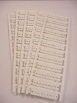 Allen Bradley 1492-M7X12H1-50 Markers PK-5 Ships On The Same Day Of Purchase. Fixed Price $20.00.