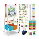 Easel For KIDS,3 Adjustable Art Drawing SET,130+ Ar... Fast Ship. Fixed Price $90.10.