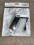 Rocstor 3-PORT Usb 3.0 Hub W Gigabit Ethernet Adapter *sealed*. Fixed Price $19.19.