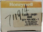 Honeywell BZE6-2RQ81 Limit Switch With Cross Roller Plunger. Fixed Price $77.03.