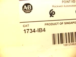 Qty 10 1734-IB4 Allen-bradley Factory Sealed Boxs. Fixed Price $195.00.