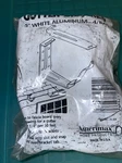 2 Amerimax Snap Lok Fascia Brackets, White Aluminum, 5-IN., 4-PK.. Fixed Price $29.95.