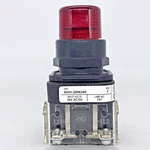 Allen Bradley 800H-QRB24R Series F 30MM Momentary Push Button Red Pb Nob. Fixed Price $150.00.