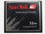 SDCFB-32-201-80, Sandisk 32MB Industrial Compactflash (cf) Memory Card. Fixed Price $15.00.