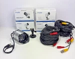Zmodo Cmos Bullet Outdoor Camera ZMD-CCH-BCS13NM Set Of 4 With Cables. Fixed Price $64.77.