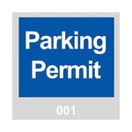 Brady 95199 Parking Permits, Windshield, Blue, PK100. Fixed Price $249.99.