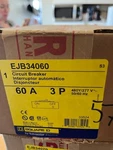 Square D EJB34060 Breaker, E-frame, 60A, Pole, 480Y/277VAC, 100KA Max. Fixed Price $195.00.