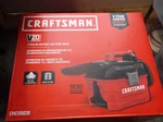 New Seal Craftsman V20 CMCV002B 2GAL Cordless Wet/dry Vacuum Tool Only. Fixed Price $95.99.