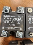 Crydom A2450 Solid State Relay 50A 240VAC. Fixed Price $29.99.