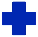Brady 104480 Toughstripe Center + Marks, 4"W X 10"L, Blue- Pack Of 20 New. Fixed Price $29.02.