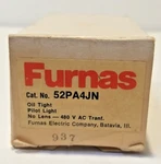 Furnas 52PA4JN Oil Tight Pilot Light Lens 480 Volt Ac Transformer New In Box. Fixed Price $30.00.
