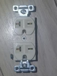 Bryant, BRY5462I, 20 Amp, 250 Volt, Duplex Receptacle. Fixed Price $26.50.