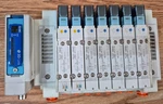 Smc EX260-SIL1 I/o 204-0348-0 7-SLOT Manifold SY3300T-5NZ1 Solenoid. Fixed Price $205.00.