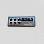 Moxa EDS-308-SS-SC-T Rev 2.1 Unmanaged 6 Port Ethernet Switch. Fixed Price $434.04.