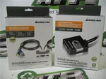 Iogear Kvm Switches, GCS632U And GCS42UW6, 2-PORT Usb, New Open Box, Lot Of. Fixed Price $35.99.