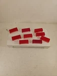 New Lot Of 9 Cutler Hammer E30KG20 Eaton Button Red Lens. Fixed Price $48.80.