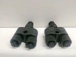 Lot Of (2) New Old Stock! Allen-bradley 5-PIN Micro M-12 Splitters 1485P-RDR5. Fixed Price $55.21.