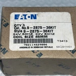 Cutler Hammer 9-2875-36 Magnetic Contactor Coil, 24V Volt, 50/60HZ, New. Fixed Price $32.50.