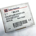 Lot Of 11 Eaton Cutler-hammer WAL1A1B Auxiliary Alarm Contact 1A/1B 240VAC 6A. Fixed Price $199.66.