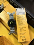 Hubbell Kellems HBL4710, 15 A, 2-POLE, 3-WIRE, Locking Device Receptacle, Pc. Fixed Price $22.65.