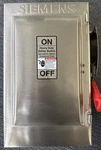 Siemens HF322S Fusible Heavy Duty Safety Switch, 240 V, 3PST, Nema 4X, Stainless. Fixed Price $999.99.