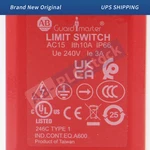 Allen-bradley 440P-MSLB22B Large Metal Iec Safety Limit Switches 30MM Us. Fixed Price $167.20.