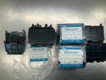 Assorted Idec Plastic Terminal End Caps, BNE50WP, BNE75WP, PTU-30L2. Fixed Price $14.50.