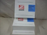 Zoom 2949 External 56K V.90 Fax Modem With Null Cable. Fixed Price $32.00.