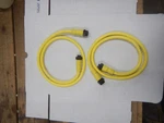 (2) Allen Bradley 889N-F4AFNM-1 Qd Cordset Pin Mini Straight Meter Used. Fixed Price $30.00.