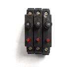 Square Circuit Breaker, 9080GCB100, 125 Vac / 65 Vdc, A, Pole, Lot Of 3. Fixed Price $24.00.