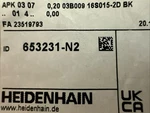 Heidenhain Adapter Cable 0.20 Meter 653231-N2 New Sealed Bag. Fixed Price $147.00.
