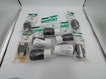 (9)BRYANT L15-30 Locking Lot Connectors 71530NC 4 Receptacles 71530FR 30A 250V. Fixed Price $120.00.